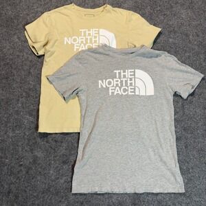 The North Face Mens T-Shirts Small Short Sleeve‎ Logo Lot Of 2